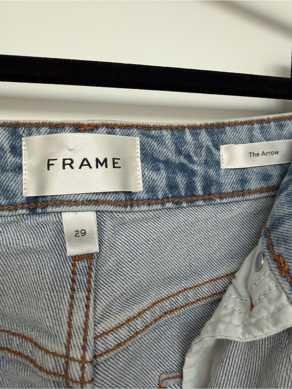 NWT FRAME The Arrow High Rise Bootcut Jeans Dolly Wash Size 29 $278 - Picture 5 of 8